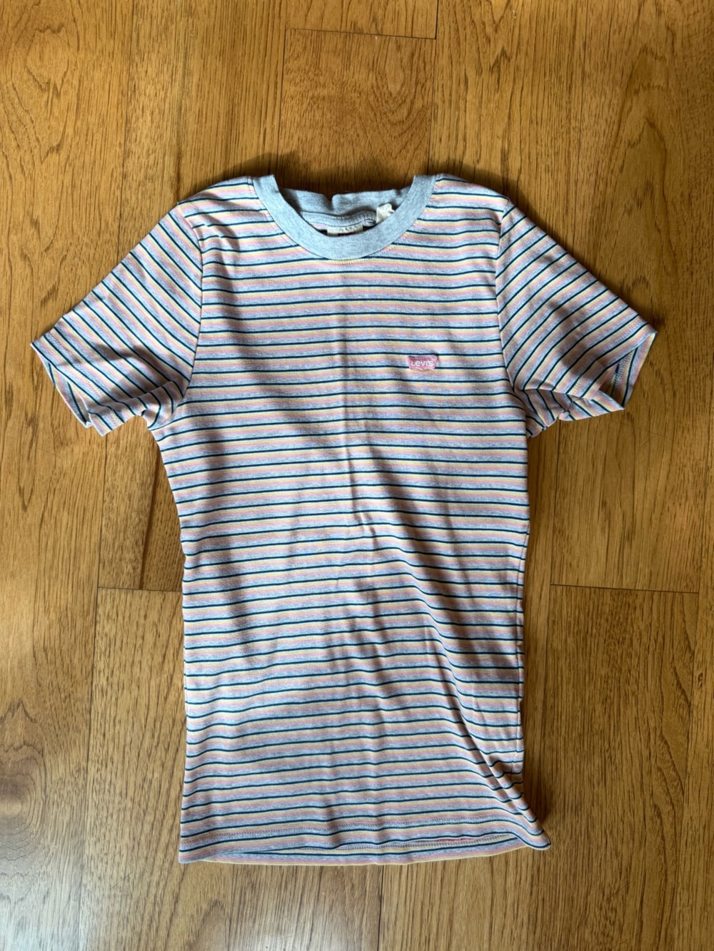 Levi's Kids Short Sleeve Striped Tee - Pink, Blue